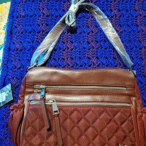 NWT Vanessa Williams Quilted Crossbody